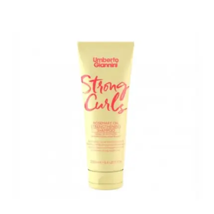 Umberto Giannini Strong Curls Rosemary Oil Champú 250ml